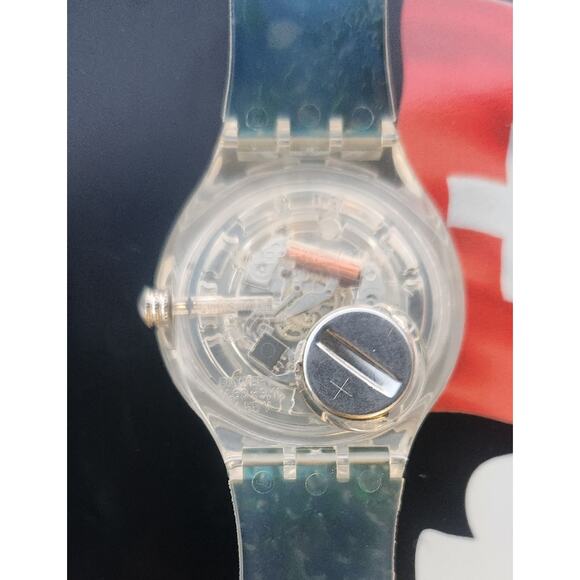 Vintage Swatch Scuba watch WATER DROP SDK123 New old stock with case and battery - Picture 4 of 5